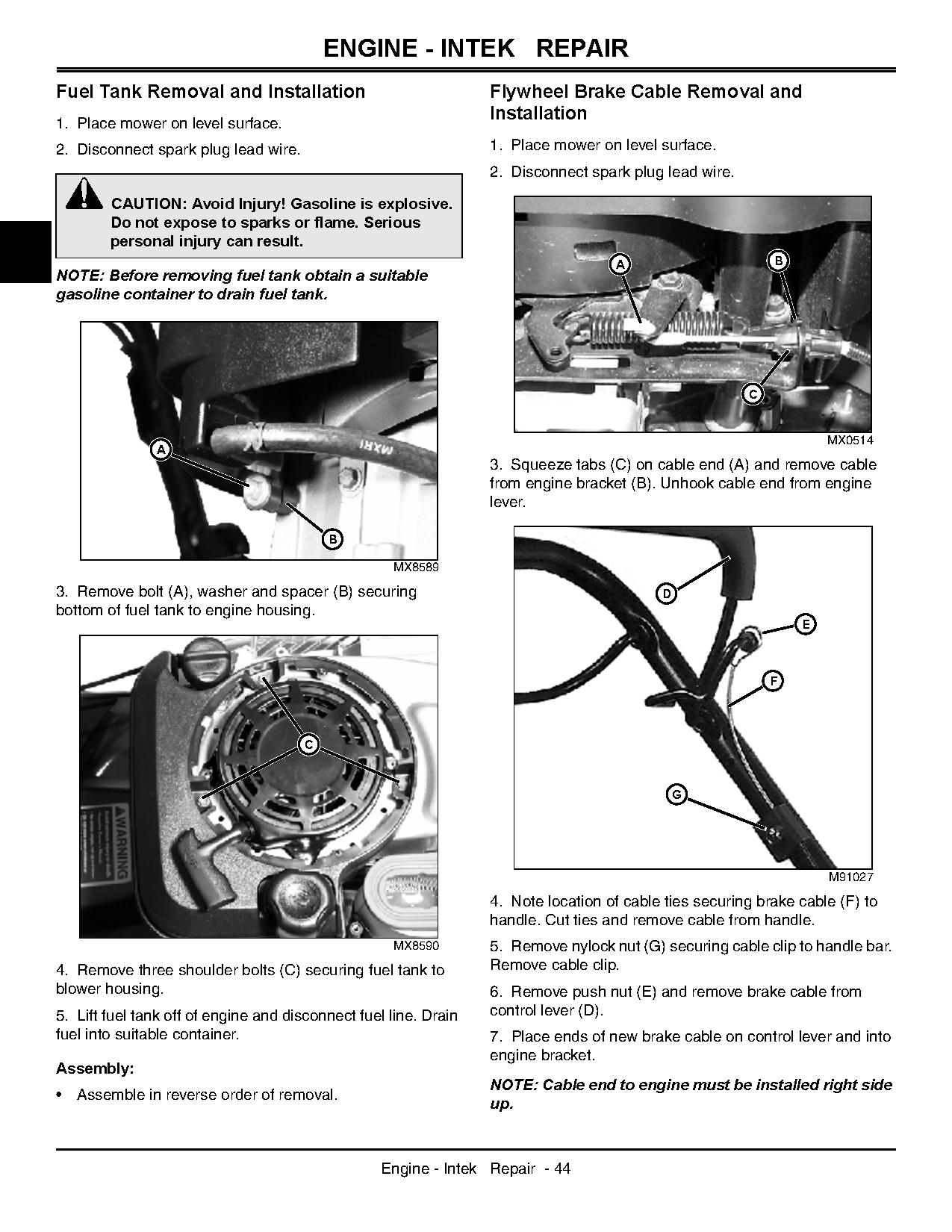 John Deere JS60 JS60H JS61 JS63 JS63E JS63H Walk Behind Rotary Mowers Technical Manual TM1710 (3)