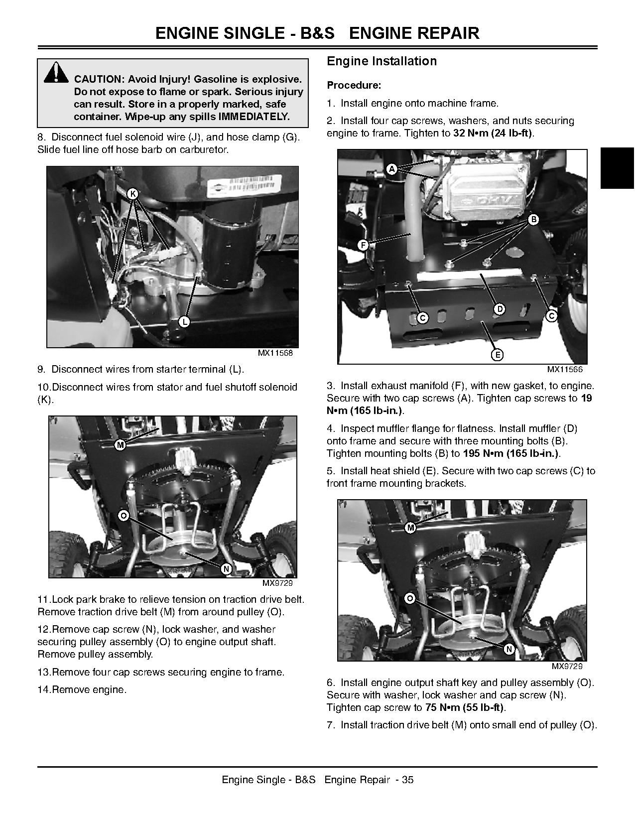 John Deere L100 L108 L110 L111 L118 L120 L130 Lawn Tractors Technical Manual TM2026 (2)