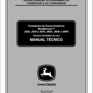 John Deere MowMentum Mower JS26 to JM46 Technical Manual TM109554 PT (1)