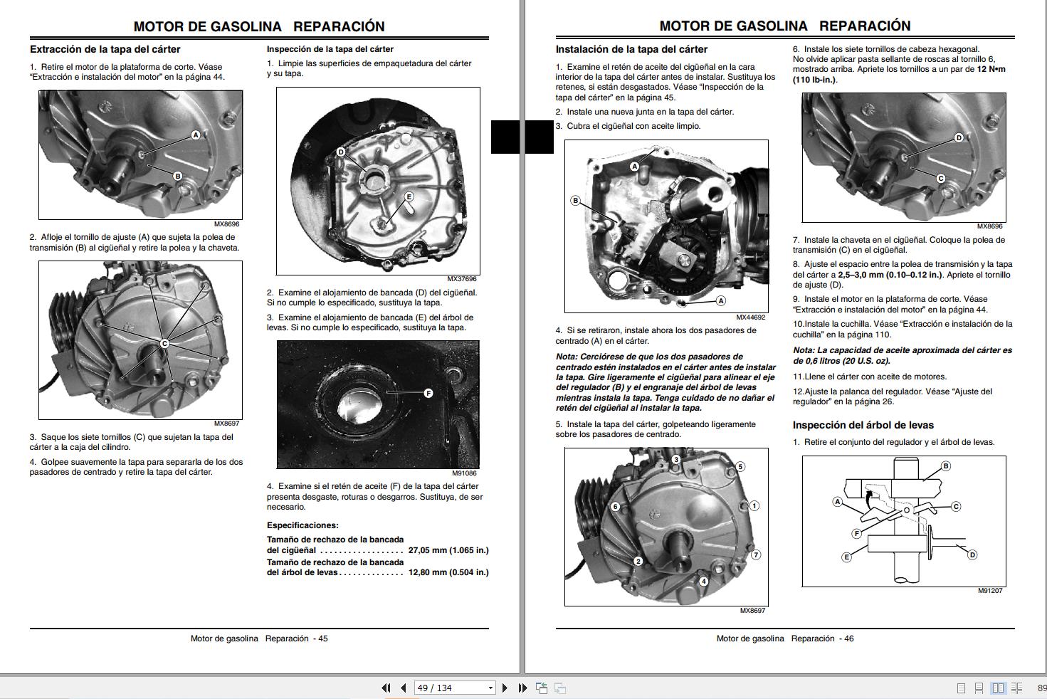 John Deere MowMentum Mower JS26 to JM46 Technical Manual TM109563 ES (2)