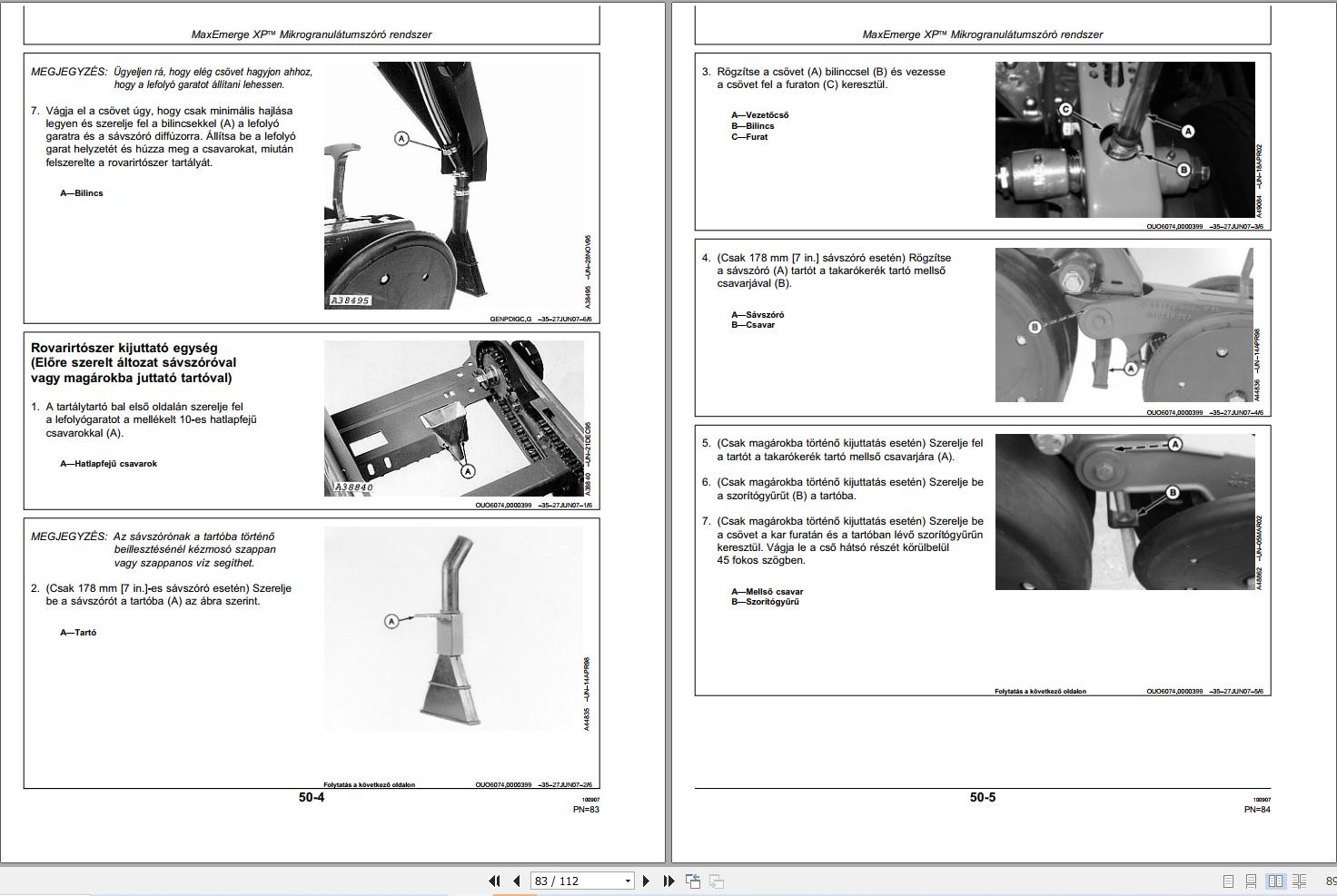 John Deere Narrow Planter 1770NT and NT CCS Pre release Manual PDIA85607 HU (3)