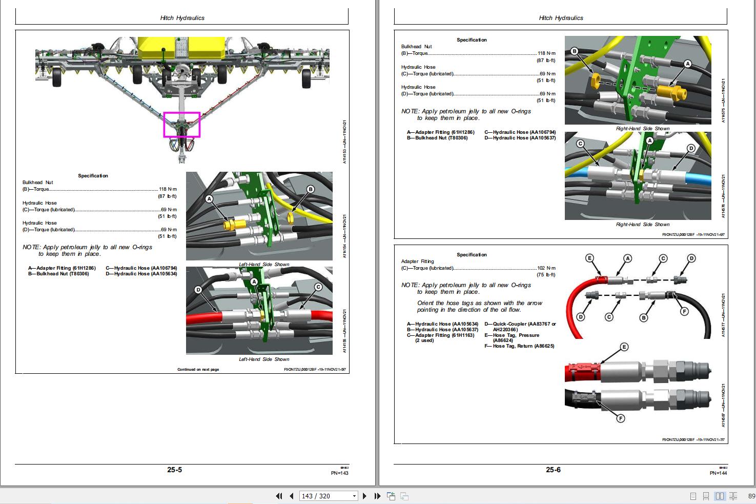 John Deere Planter DB44 Predelivery Instructions A135790 (2)