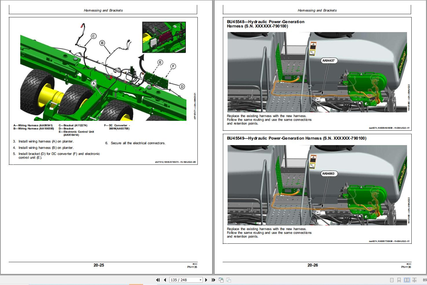 John Deere Planter DB60 Predelivery Instructions A135804 (2)