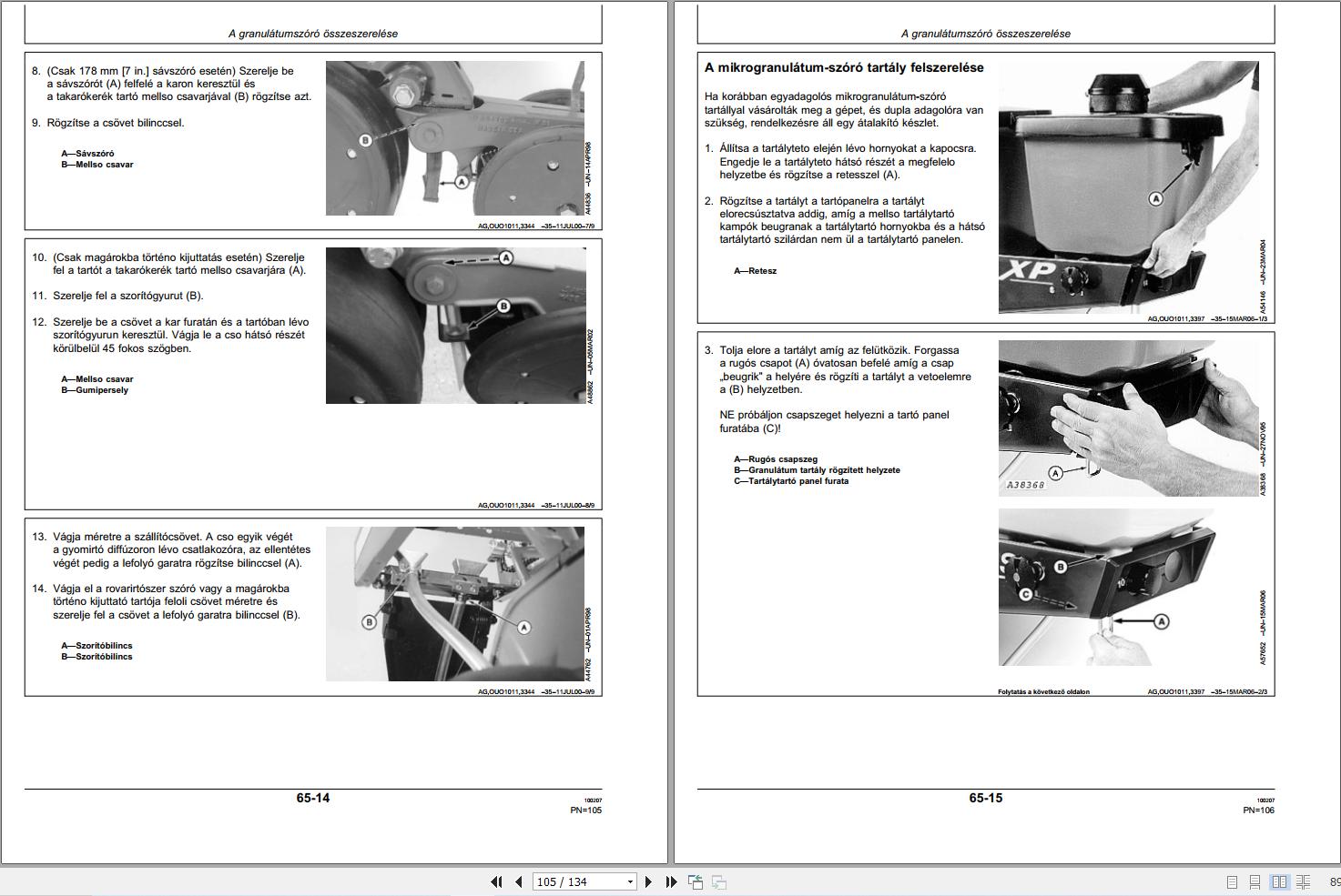 John Deere Seed Drill 1700 Pre Release Manual PDIA85574 HU (2)