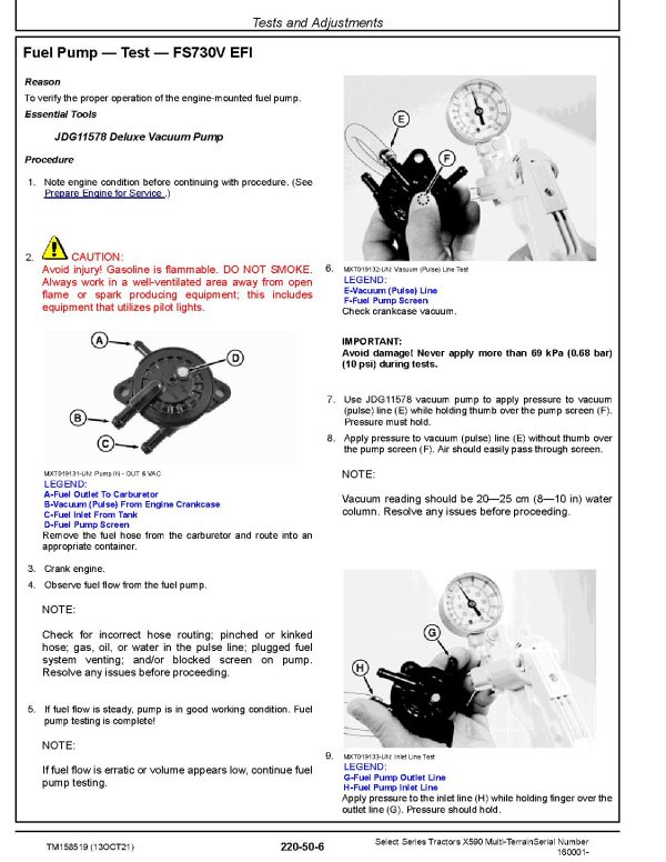 John Deere Select Series X590 Lawn Tractors Technical Manual TM158519 John Deere Select Series X590 Lawn Tractors Technical Manual Tm158519 (4)