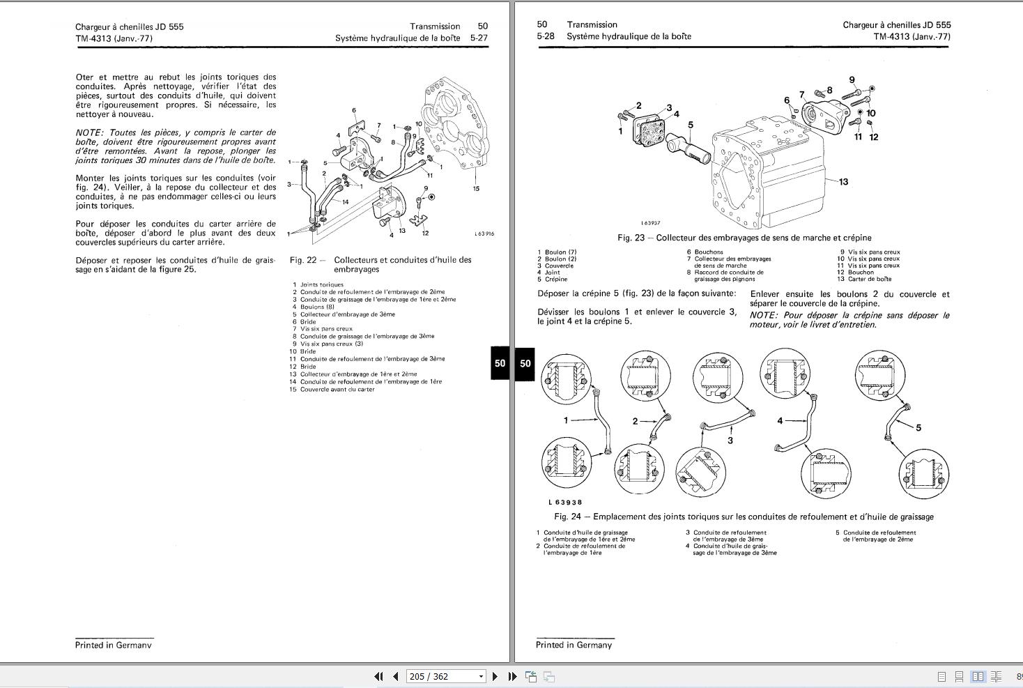 John Deere Track Loader JD 555 Technical Manual TM4313 FR (2)