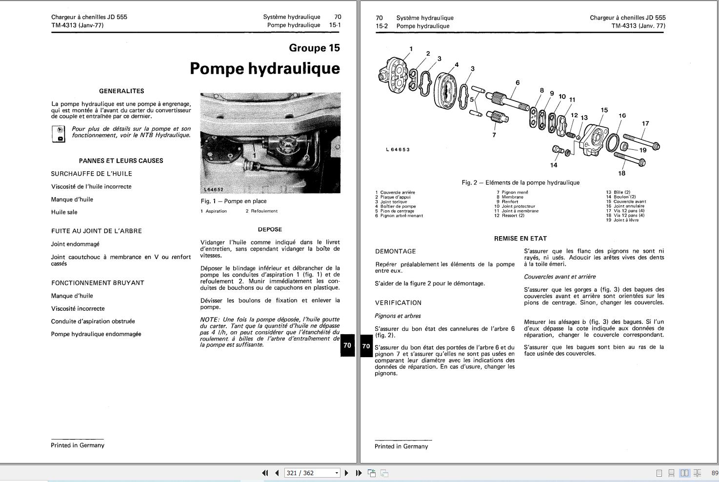 John Deere Track Loader JD 555 Technical Manual TM4313 FR (3)