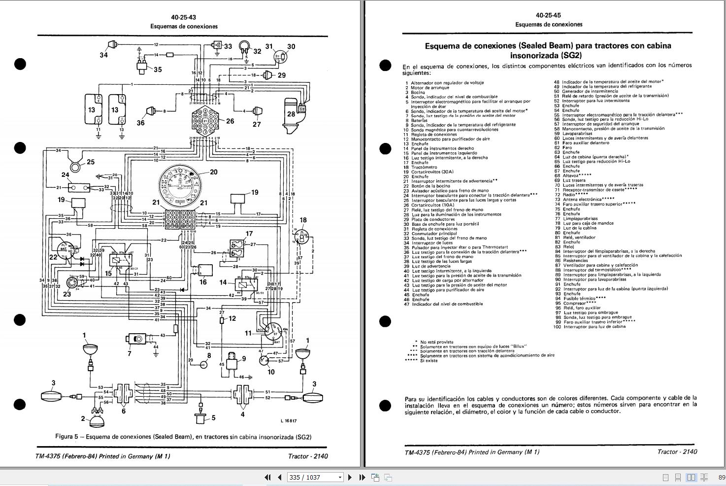 John Deere Tractor 2140 Technical Manual TM4375 ES (2)