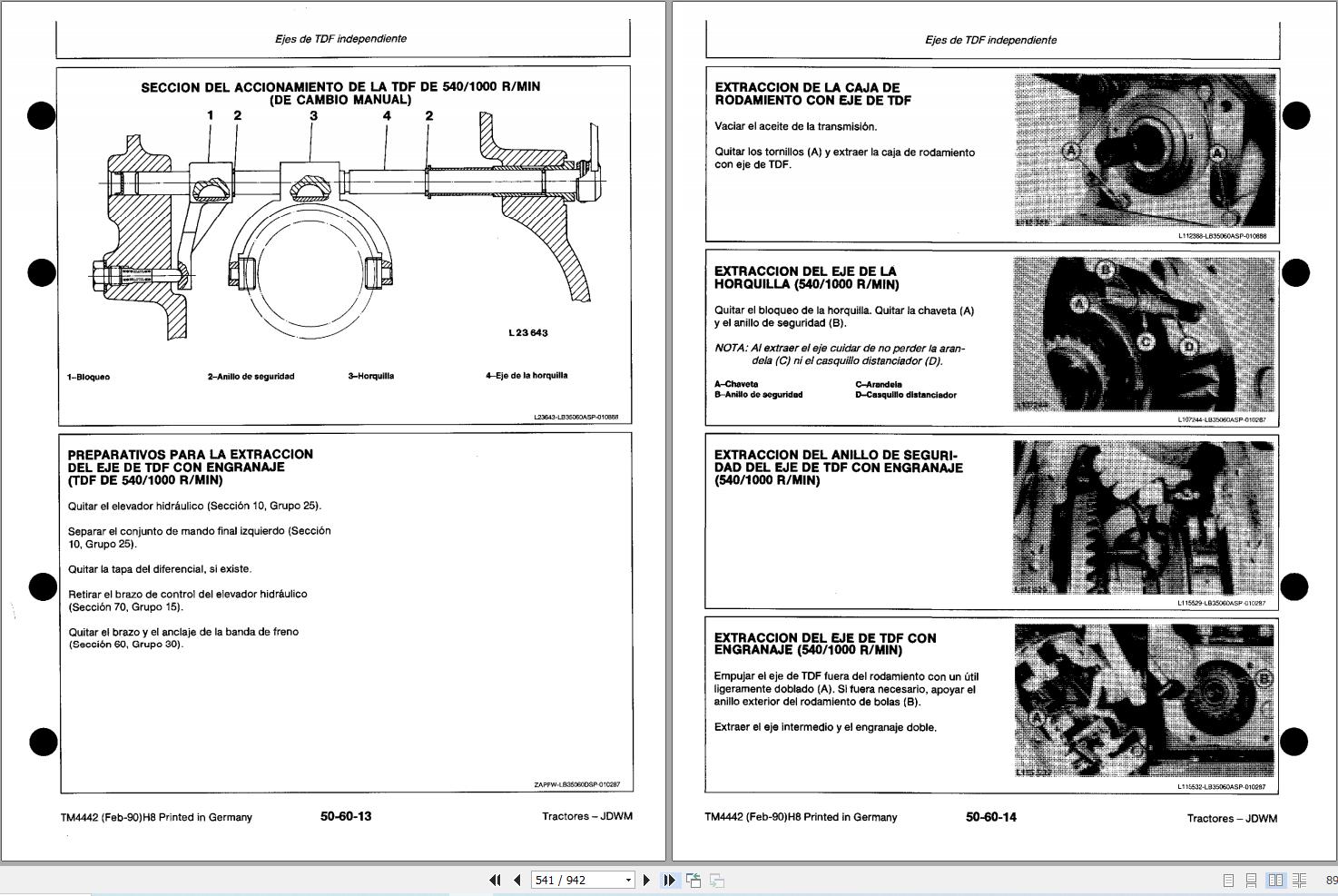 John Deere Tractor 2250 2450 2650 2650N 2850 Technical Manual TM4445 ES (2)