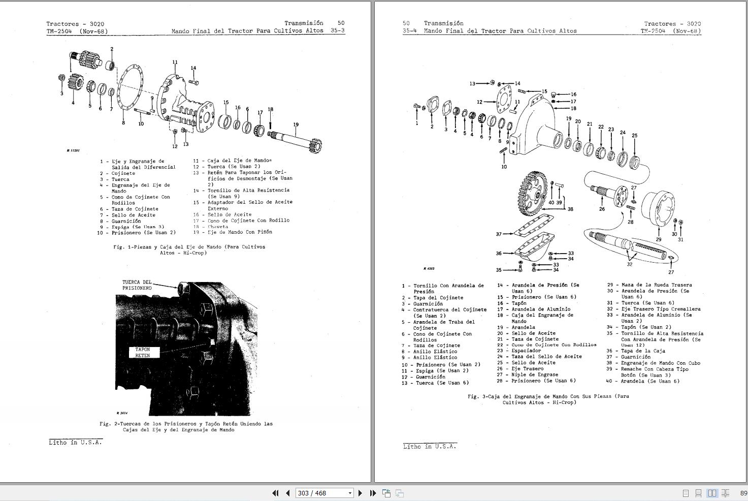 John Deere Tractor 3020 Technical Manual TM2504 ES (2)