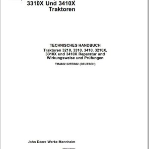 John Deere Tractor 3210 to 3410X Repair and Operation Testing Manual TM4662 DE (1)
