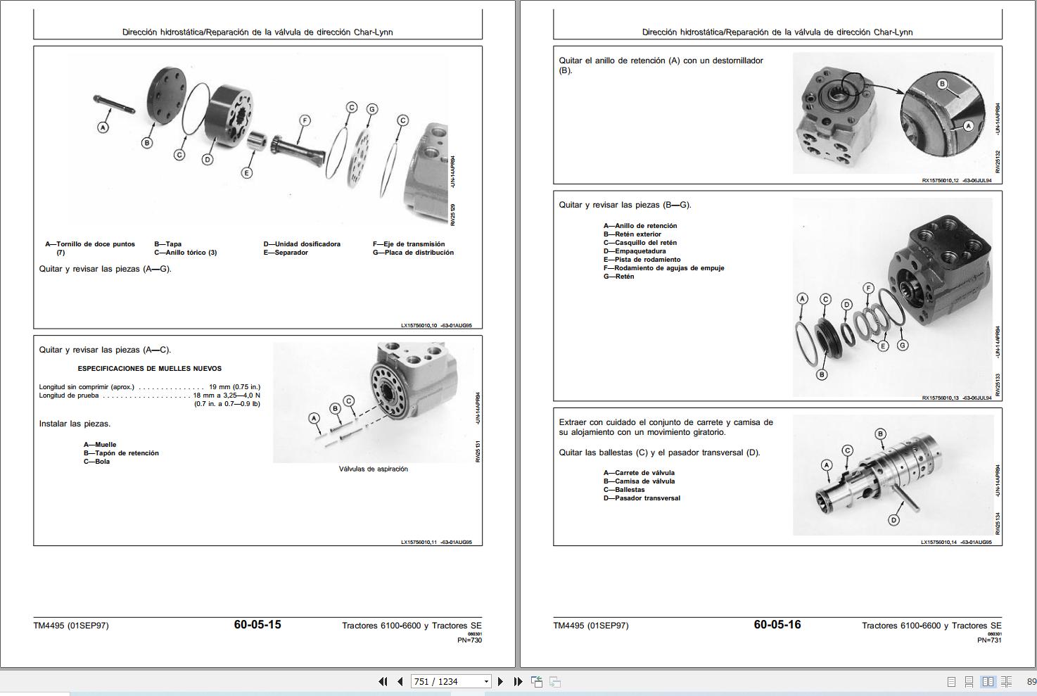 John Deere Tractor 6100 to 6600 and SE Repair Manual TM4495 ES (3)