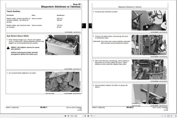 John Deere Tractor 6215 6515 Technical Manual TM4977 TR (3)