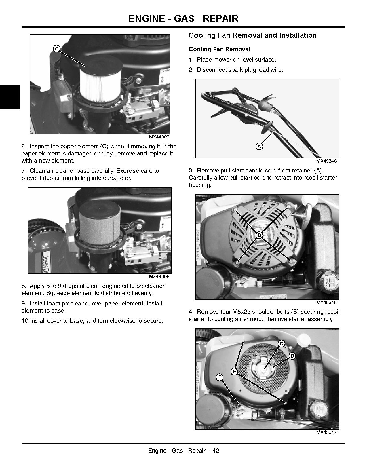 John Deere WE80 WE85 Commercial Walk Behind Mowers Technical Manual TM112819 (3)