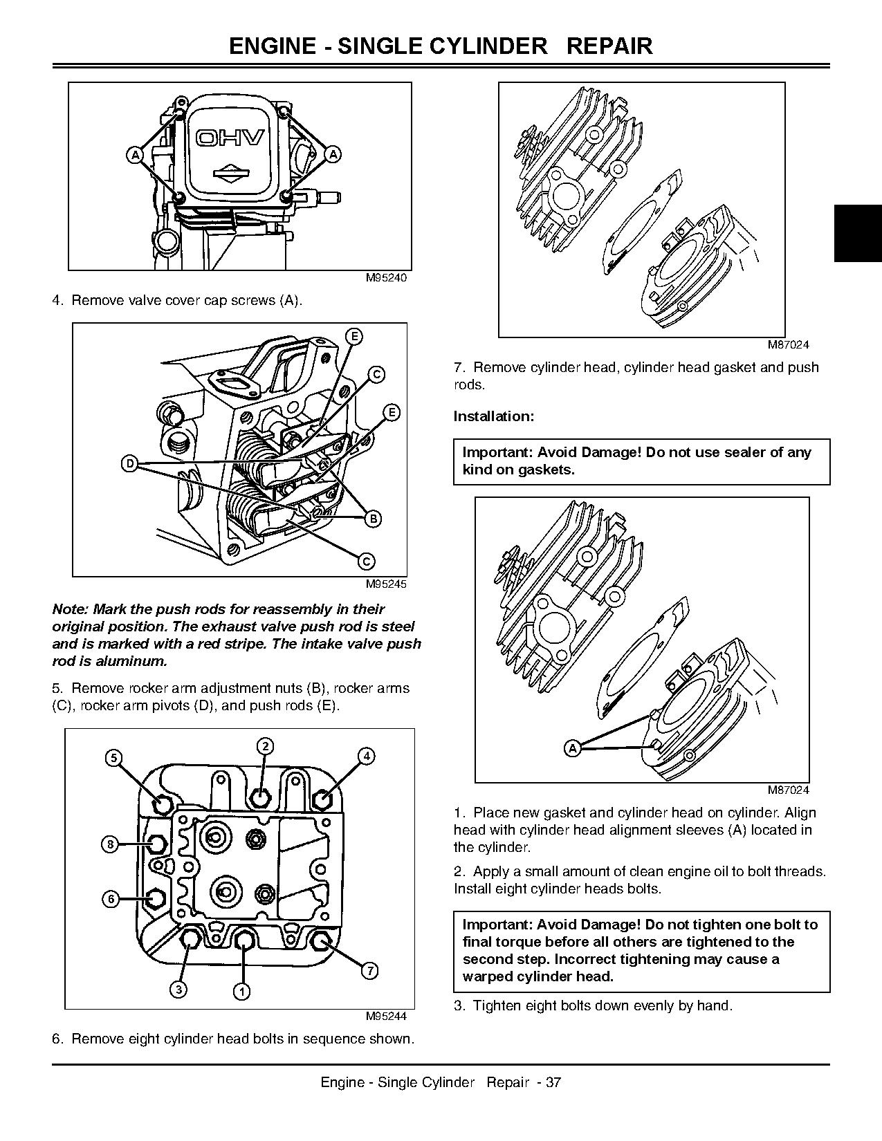 John Deere X110 X120 X140 Lawn Tractors Technical Manual TM2373 (3)