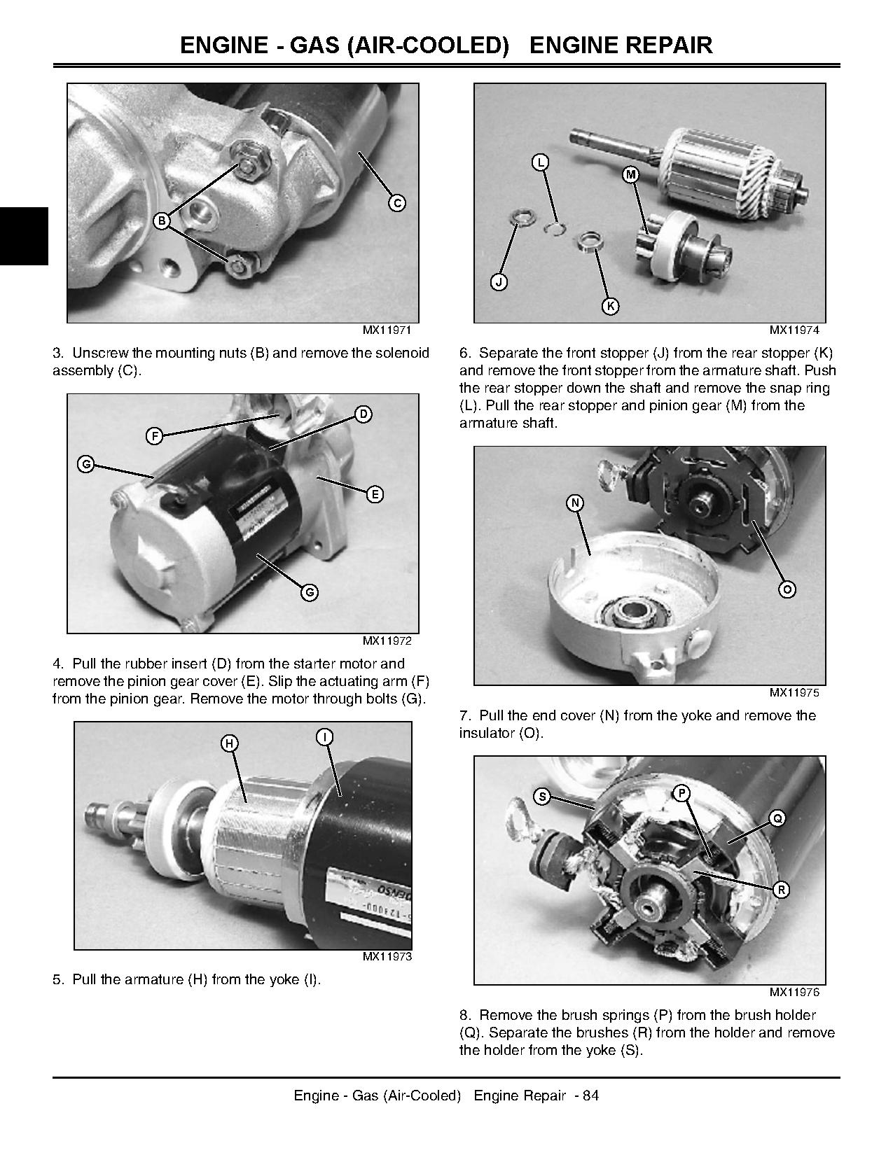 John Deere X475 X485 X465 X575 X585 Lawn Garden Tractors Technical Service Manual tm2023 (3)
