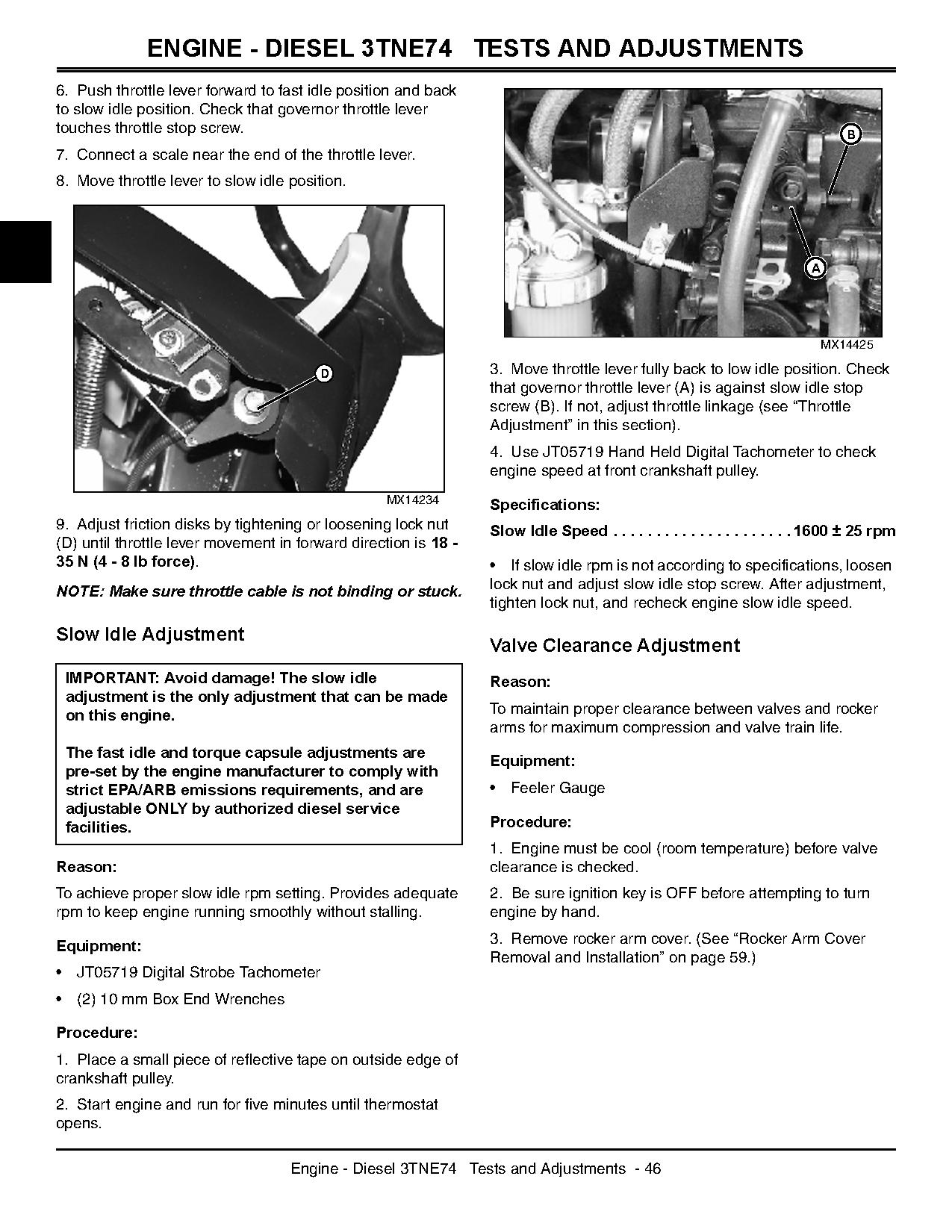 John Deere X495 X595 Garden Tractors Technical Manual TM2024 (2)