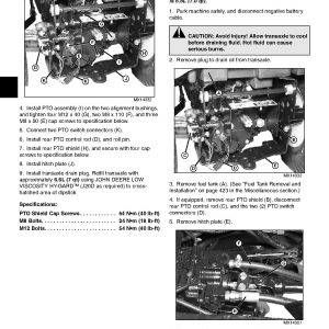 John Deere X495 X595 Lawn Tractors Technical Manual Tm2158 (4)