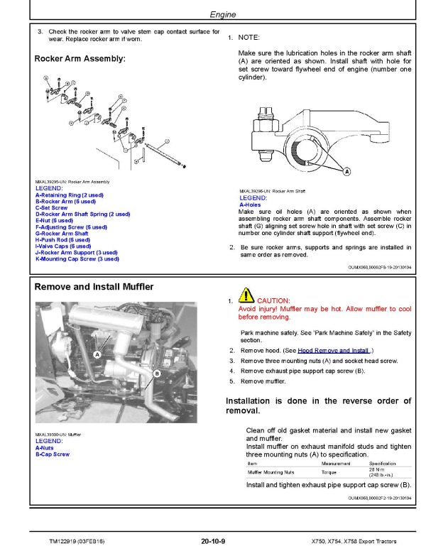 John Deere X750 X754 X758 Lawn Tractors Technical Manual TM122919 John Deere X750 X754 X758 Lawn Tractors Technical Manual Tm122919 (2)