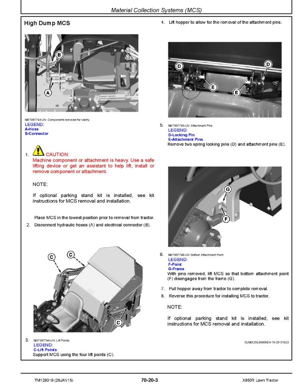 John Deere X950R Lawn Tractors Technical Manual TM129319 John Deere X950R Lawn Tractors Technical Manual Tm129319 (2)