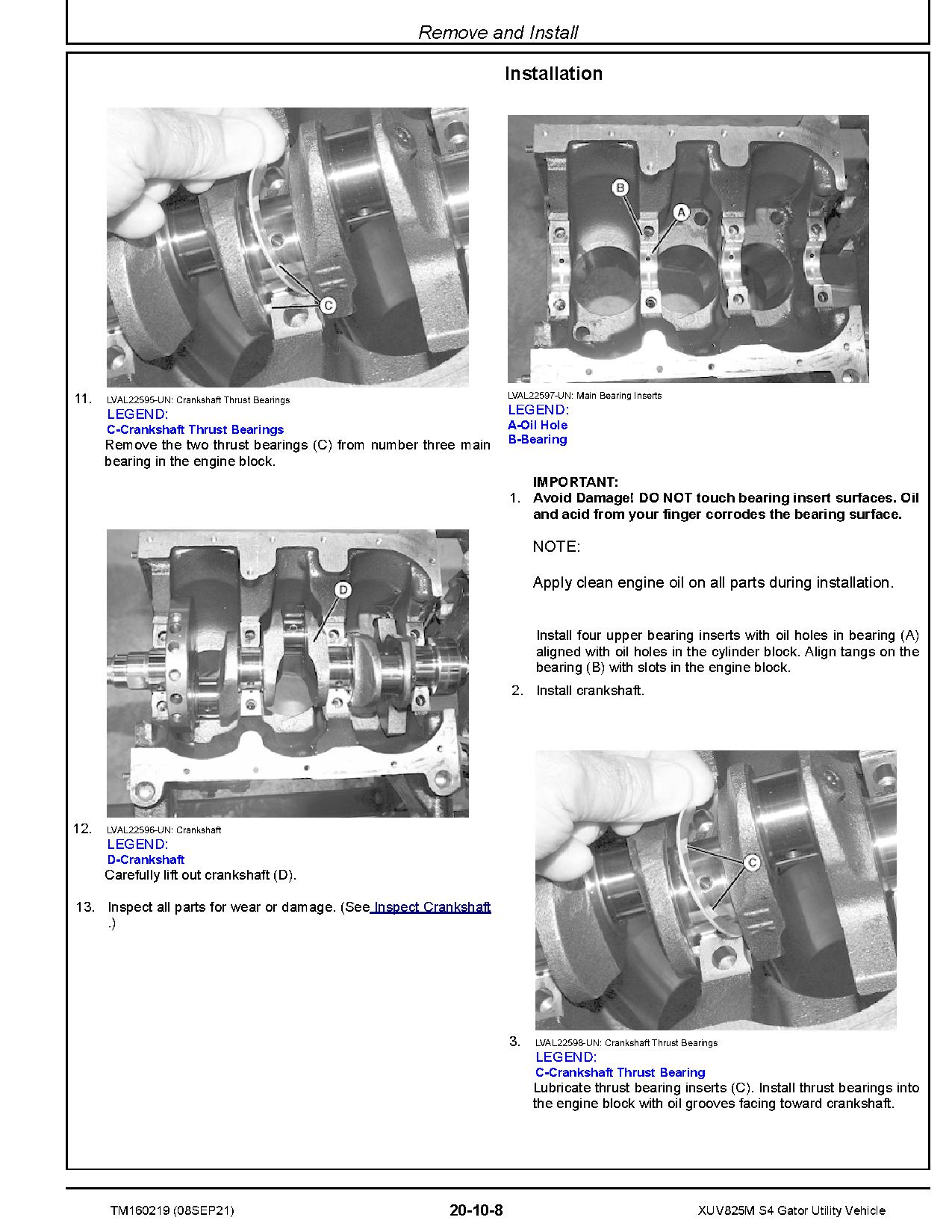 John Deere XUV825M S4 Gator Utility Vehicles Technical Manual TM160219 (2)