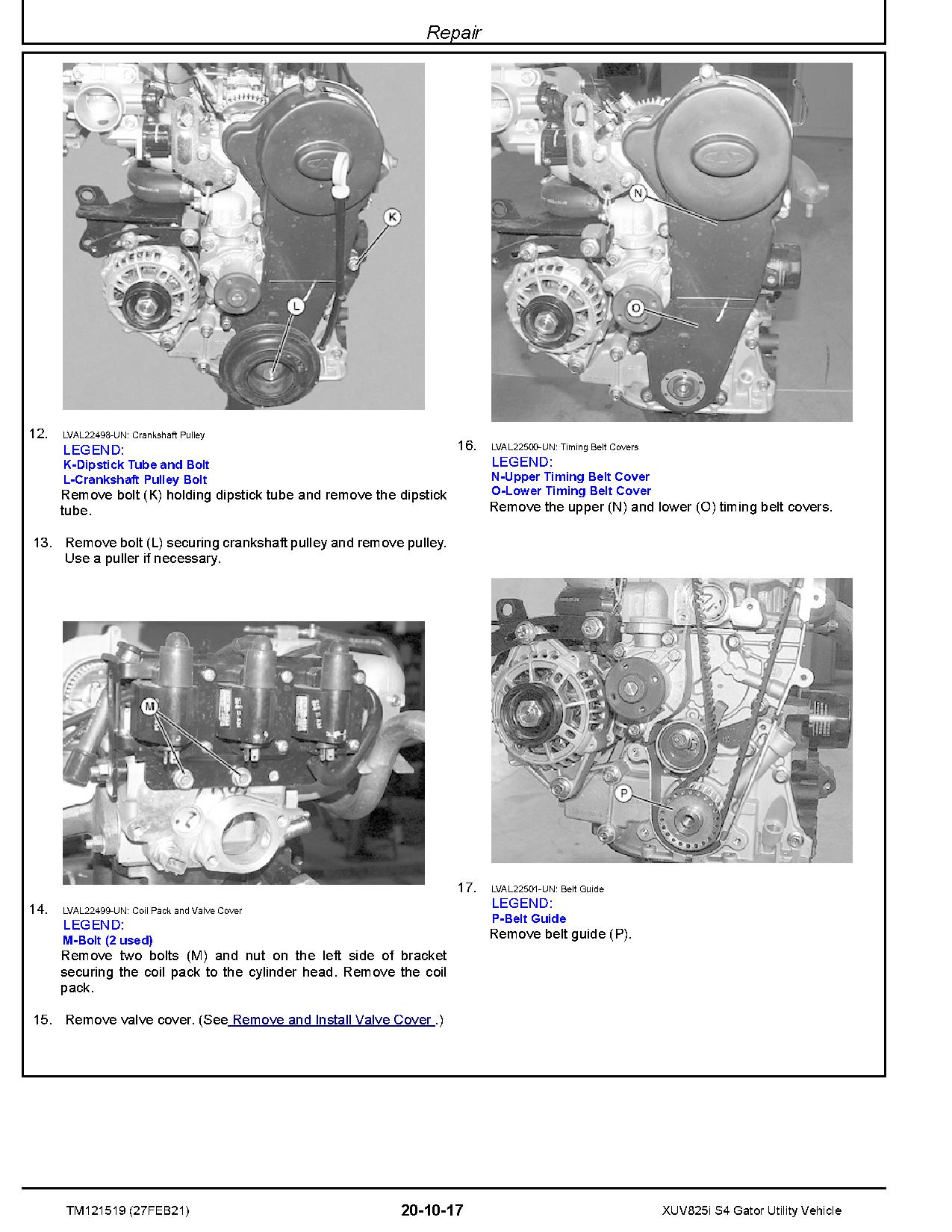 John Deere XUV825i S4 Gator Utility Vehicles Technical Manual TM121519 (2)