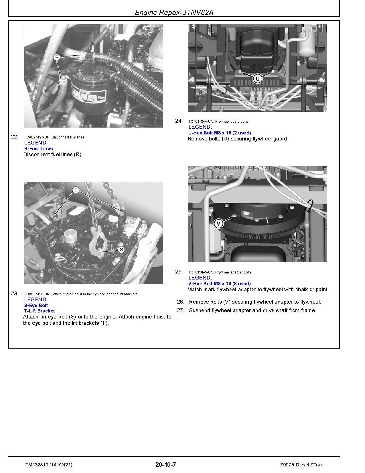 John Deere Z Trak Z997R Diesel Zero Turn Mowers Technical Manual TM132819 (2)