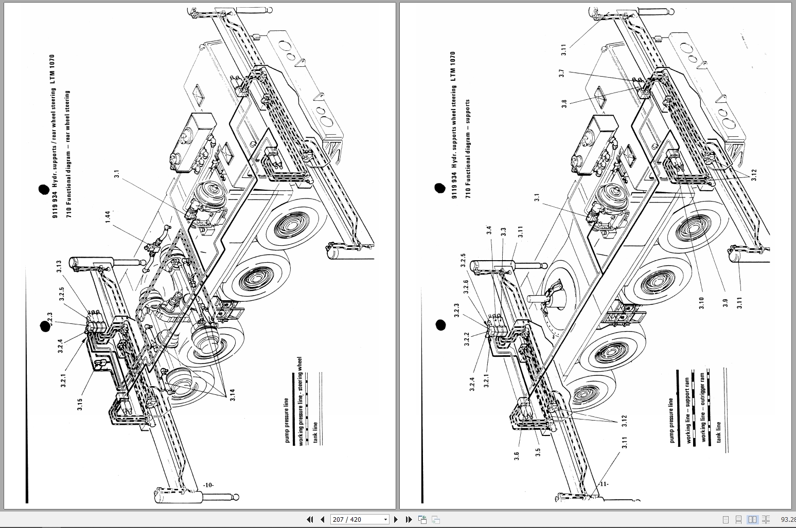 Liebherr Crane LTM 1070 Service Operating Instructions Manual And Wiring Diagram 3