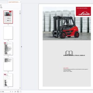 Linde Forklift Series 396 03 H50 03 H60 03 H70 03 H80 03 Circuit Diagrams 3968013701EN (1)