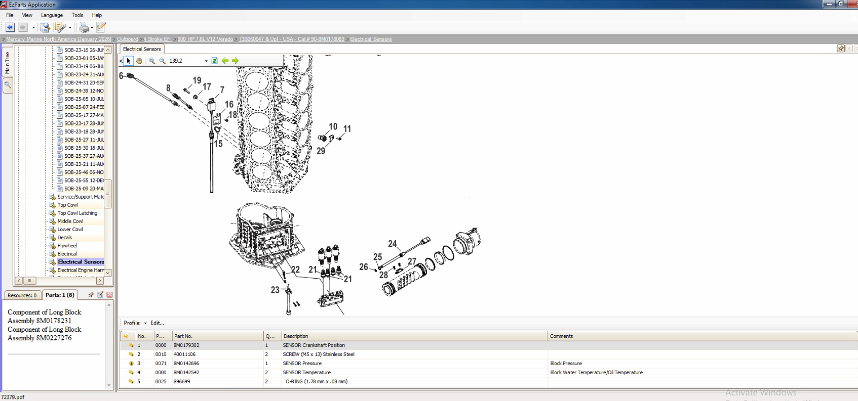 Mercury Marine EU 11.2025 NA 01.2026 Parts Catalog 5