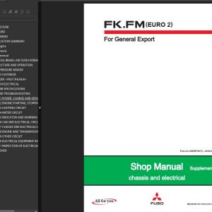 Mitsubishi FK FM EURO 2 General Export Shop Manual 1