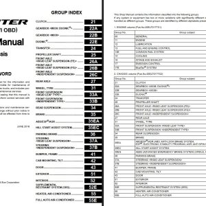 Mitsubishi FUSO CANTER EURO VI OBD Shop Manual 2018 1