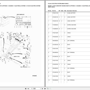 Mitsubishi Forklift FB16KT Chassis Mast Options Europe Parts Catalog 98714 30030 (1)