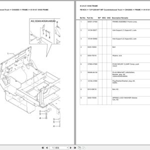 Mitsubishi Forklift FB18CA Europe Parts Catalog (1)
