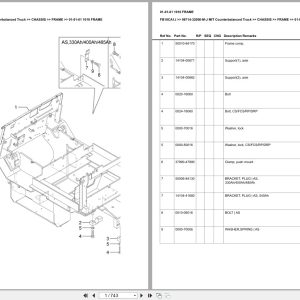 Mitsubishi Forklift FB18CA1J Europe Parts Catalog (1)