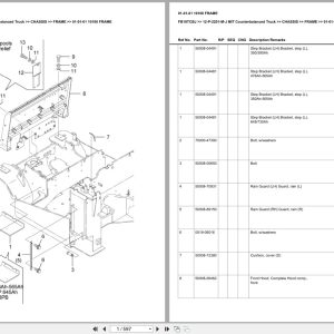 Mitsubishi Forklift FB18TCBJ Europe Parts Catalog (1)