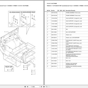 Mitsubishi Forklift FB20CA1 Europe Parts Catalog (1)