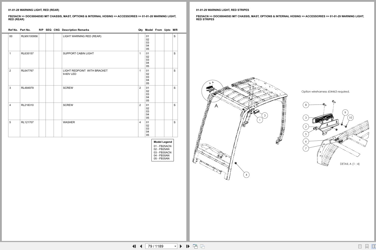 Mitsubishi Forklift FB25ACN Europe Parts Catalog (3)