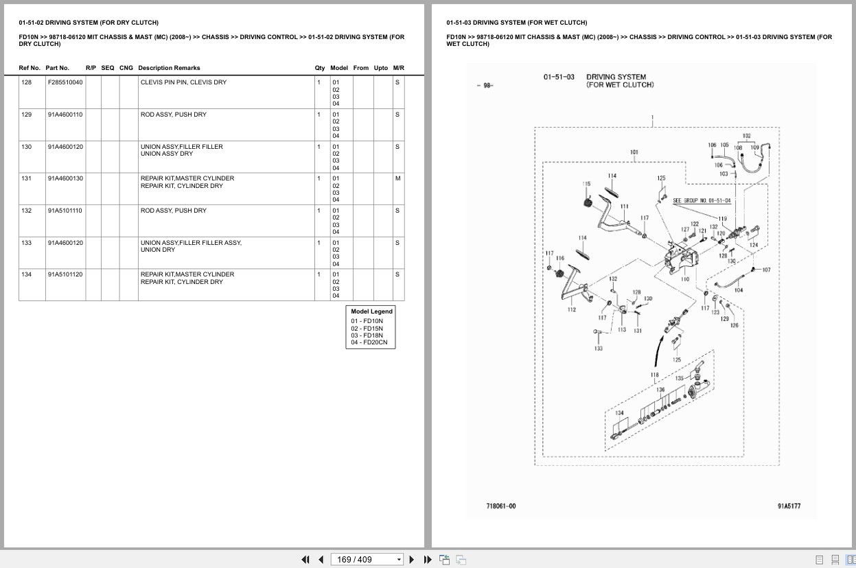 Mitsubishi Forklift FD10N Europe Parts Catalog (3)