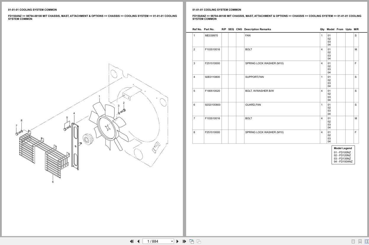 Mitsubishi Forklift FD150ANZ Europe Parts Catalog (3)