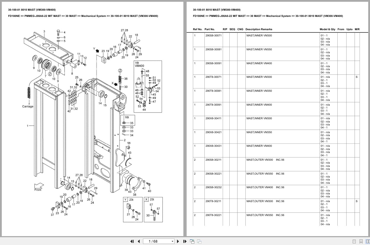 Mitsubishi Forklift FD180NE Europe Parts Catalog (3)