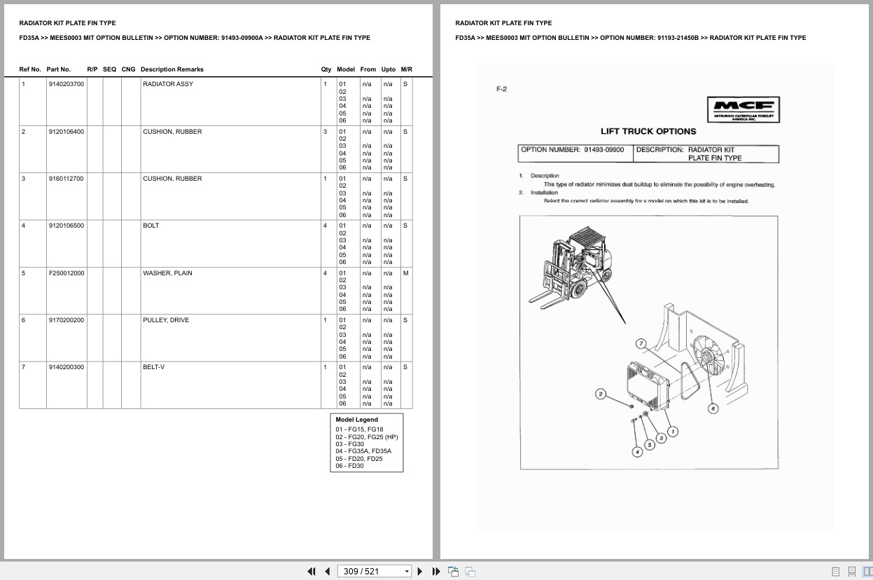 Mitsubishi Forklift FD35A Europe Parts Catalog (3)