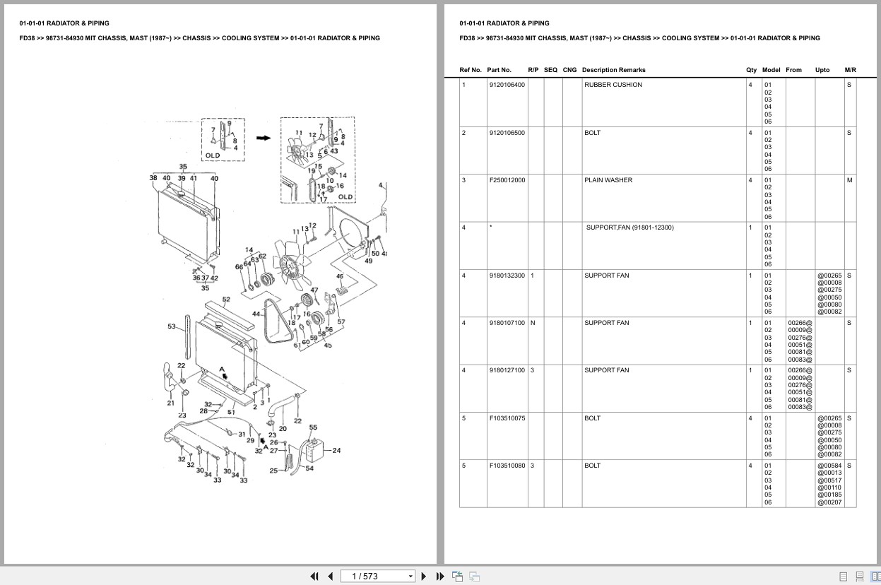 Mitsubishi Forklift FD38 Europe Parts Catalog (3)
