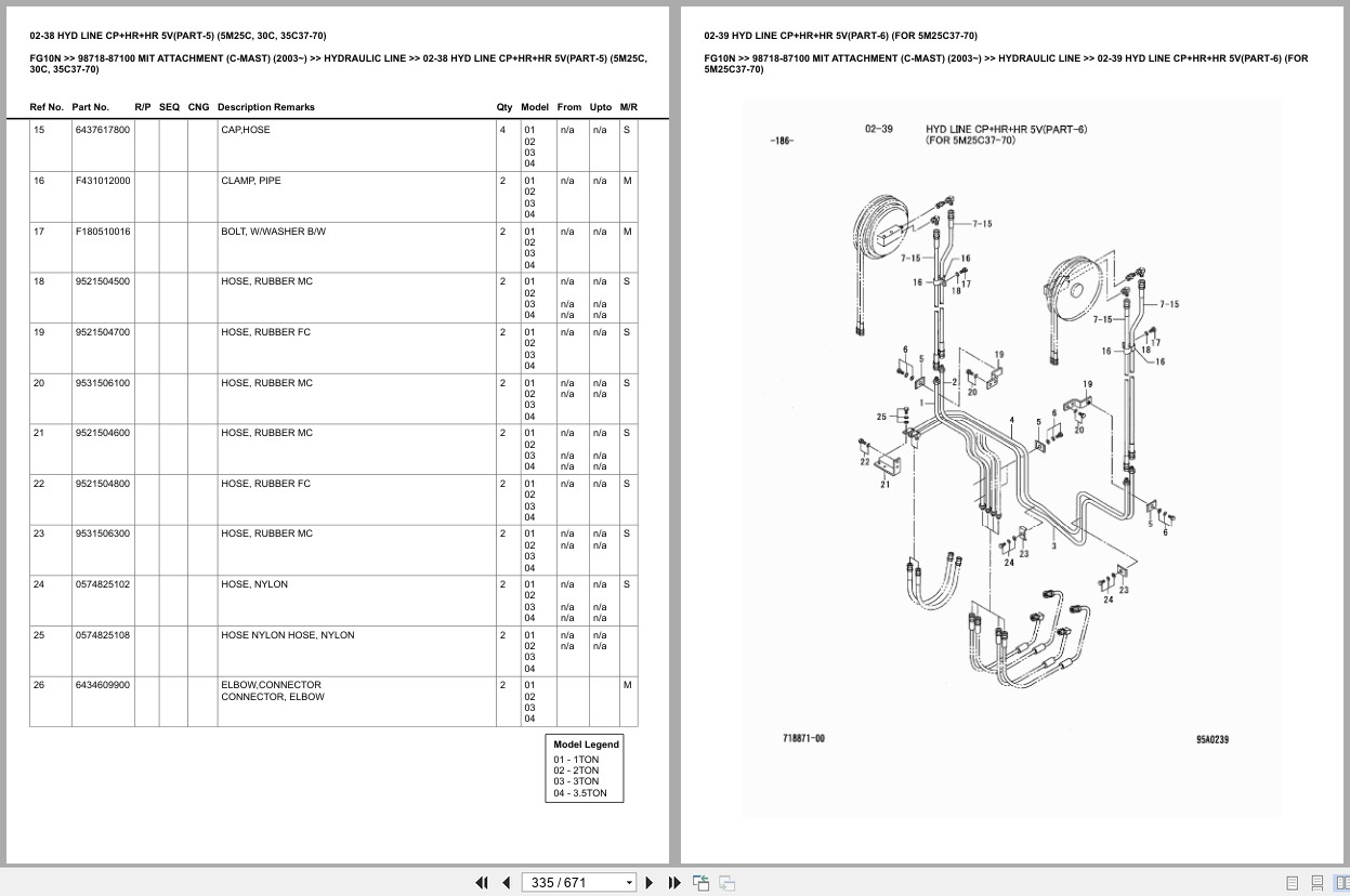Mitsubishi Forklift FG10N Europe Parts Catalog (3)