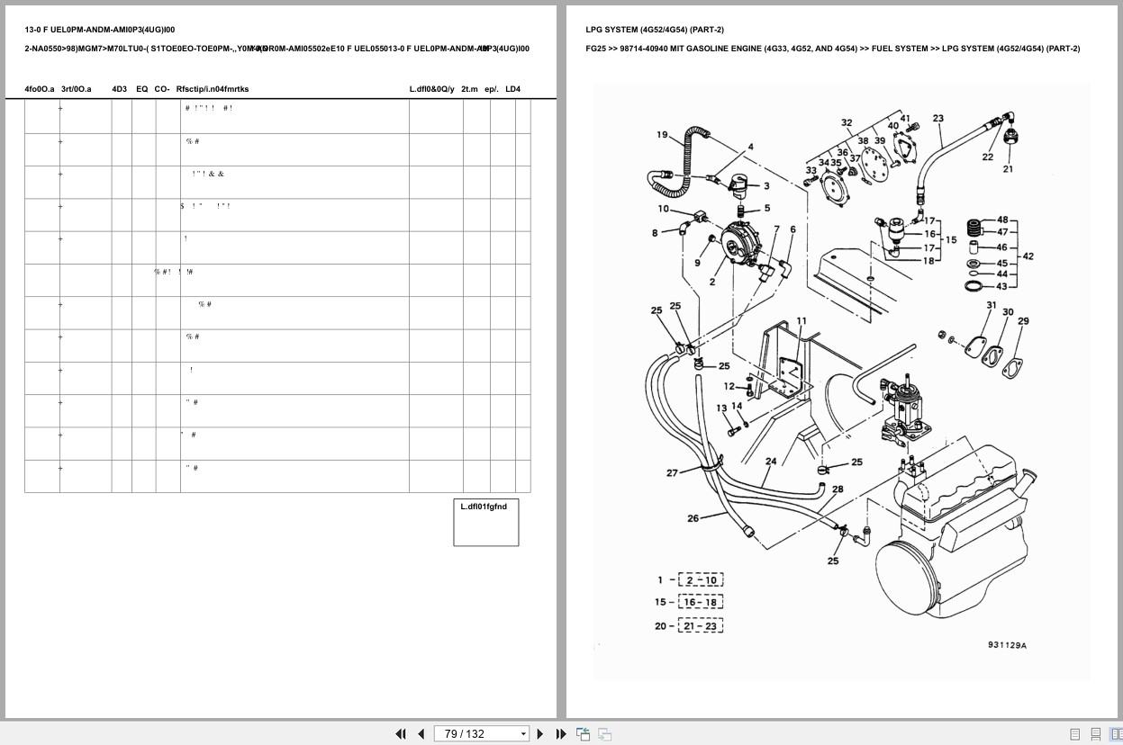 Mitsubishi Forklift FG25 Europe Parts Catalog (3)