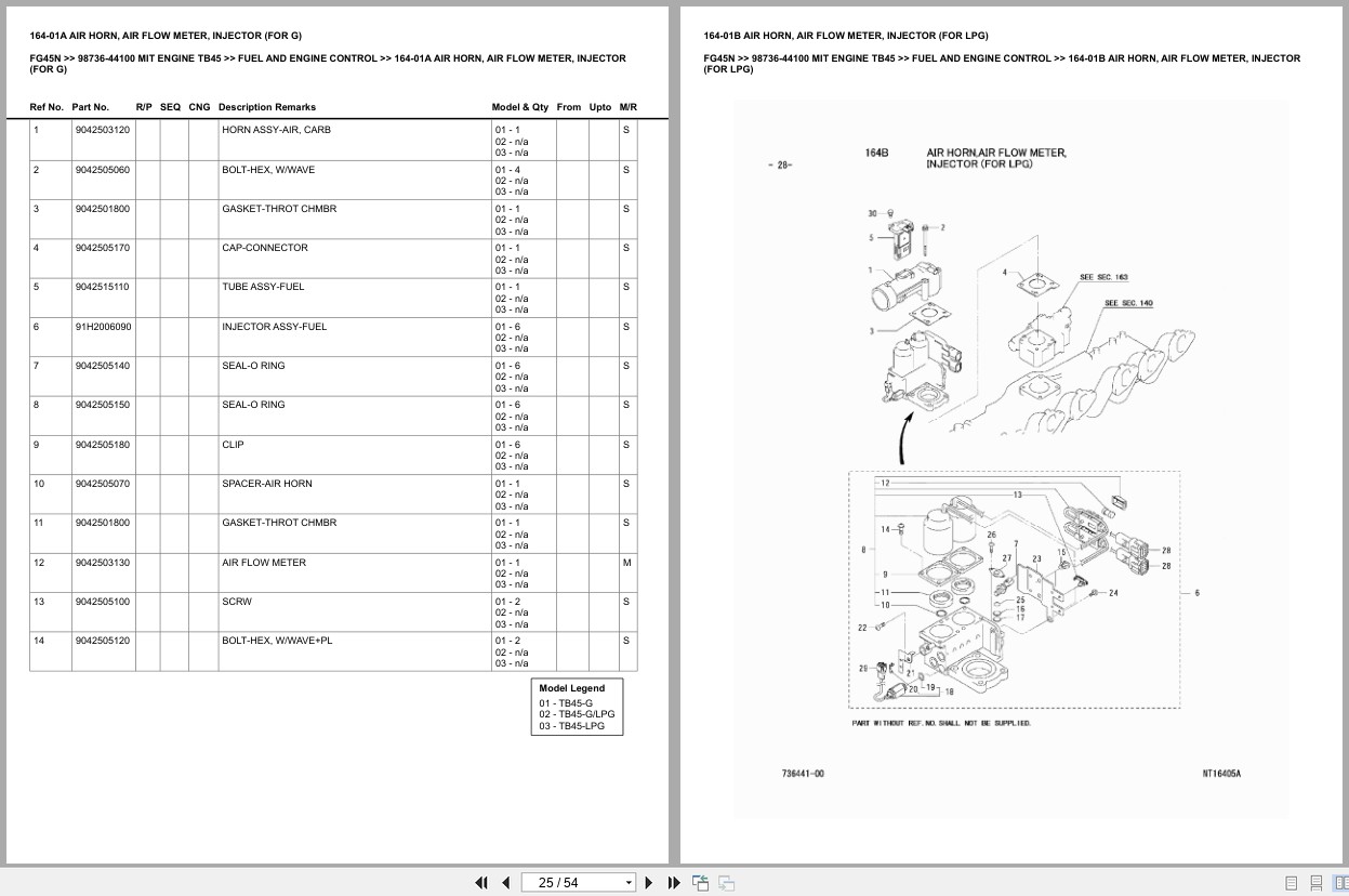 Mitsubishi Forklift FG45N Europe Parts Catalog (3)