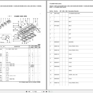 Mitsubishi Forklift FGC25 Europe Parts Catalog (1)
