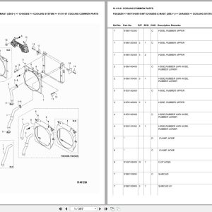 Mitsubishi Forklift FGE20ZN Europe Parts Catalog (1)
