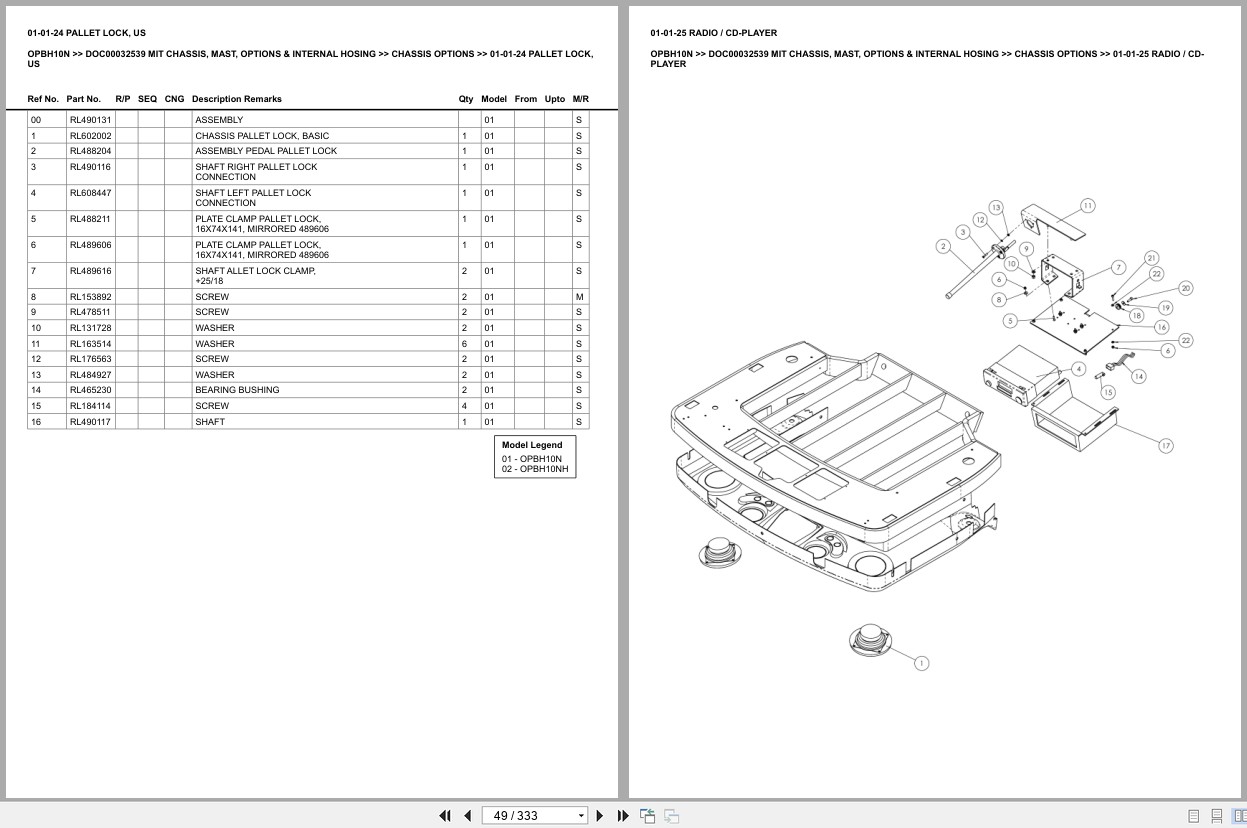 Mitsubishi Forklift OPBH10N Europe Parts Catalog (3)
