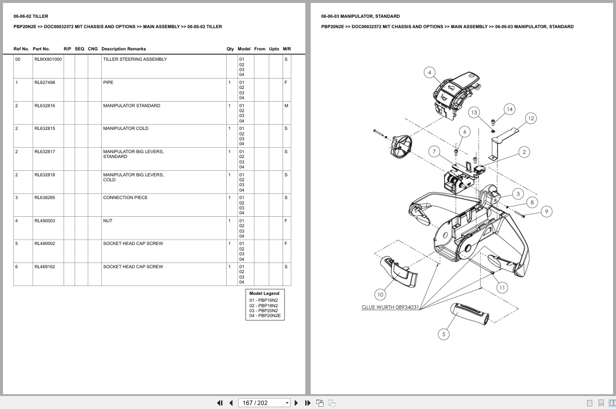 Mitsubishi Forklift PBP20N2E Europe Parts Catalog (1)